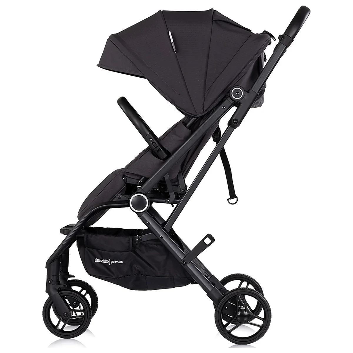 Carucior sport Chipolino Go Twist, cu sezut rotativ 360 grade, pliere cu o singura mana, pana la 22 kg, Charcoal [1]