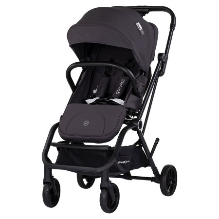 Carucioare sport - Carucior sport Chipolino Go Twist, cu sezut rotativ 360 grade, pliere cu o singura mana, pana la 22 kg, Charcoal