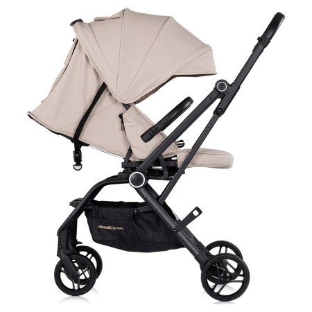 Carucior sport Chipolino Go Twist, cu sezut rotativ 360 grade, pliere cu o singura mana, pana la 22 kg, Latte [4]