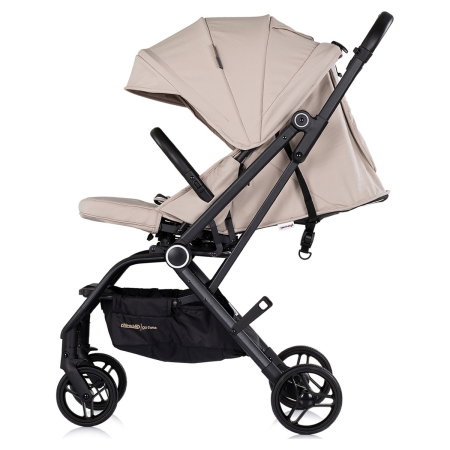Carucior sport Chipolino Go Twist, cu sezut rotativ 360 grade, pliere cu o singura mana, pana la 22 kg, Latte [2]