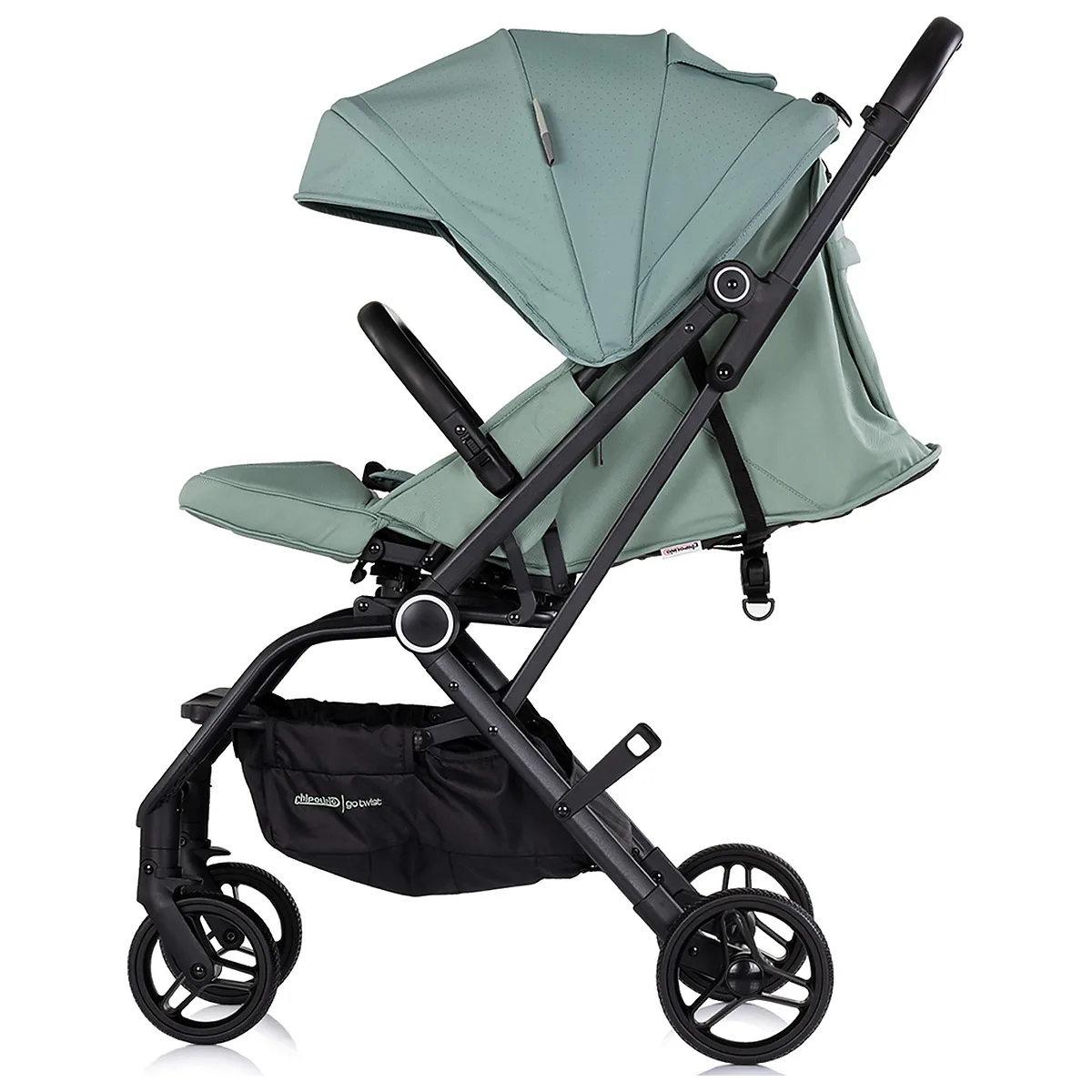 Carucior sport Chipolino Go Twist, cu sezut rotativ 360 grade, pliere cu o singura mana, pana la 22 kg, Matcha [2]
