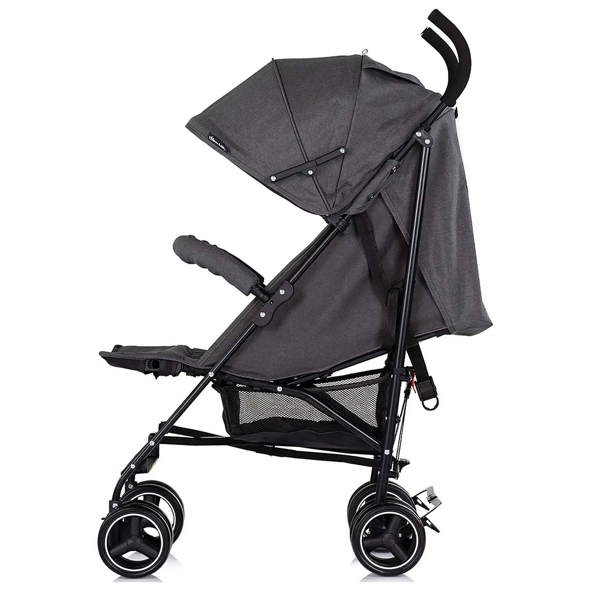 Carucior sport Chipolino Milano, pana la 22 kg, pliere cu o singura mana, tip umbrela, ultra-usor 5.6 kg - Charcoal [2]