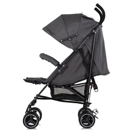Carucior sport Chipolino Milano, pana la 22 kg, pliere cu o singura mana, tip umbrela, ultra-usor 5.6 kg - Charcoal [2]