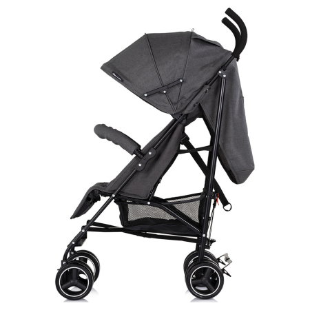 Carucior sport Chipolino Milano, pana la 22 kg, pliere cu o singura mana, tip umbrela, ultra-usor 5.6 kg - Charcoal [1]