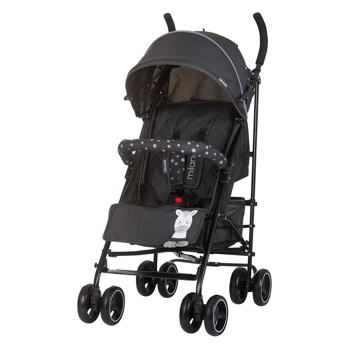 Carucioare sport - Carucior sport Chipolino Milano - Zebra, Negru 48 luni