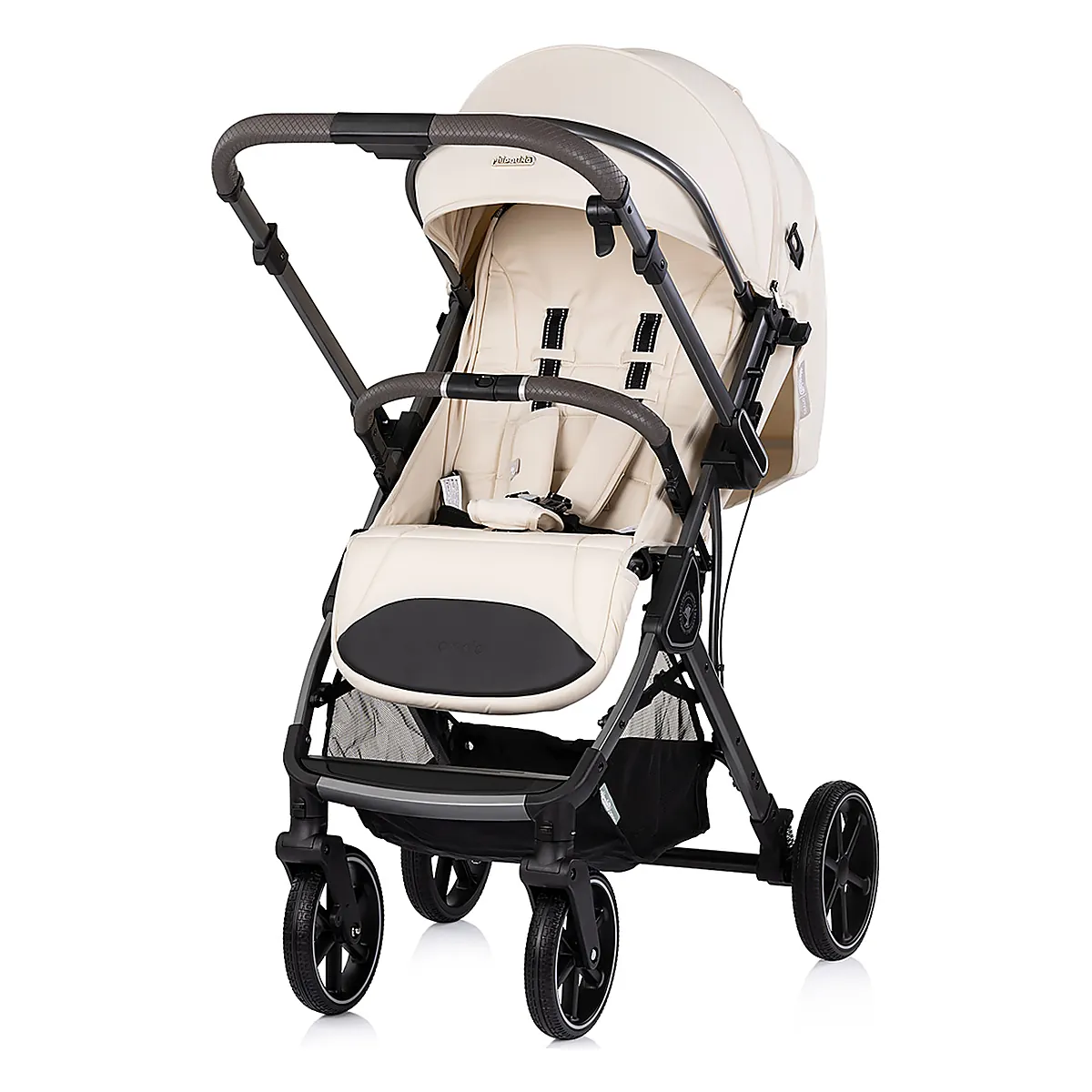 Carucior sport Chipolino Omnia cu maner reversibil si husa picioare, Cashmere [1]