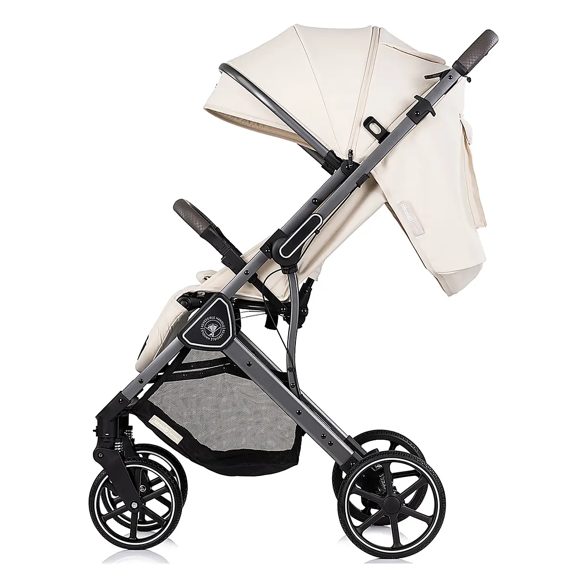Carucior sport Chipolino Omnia cu maner reversibil si husa picioare, Cashmere [3]