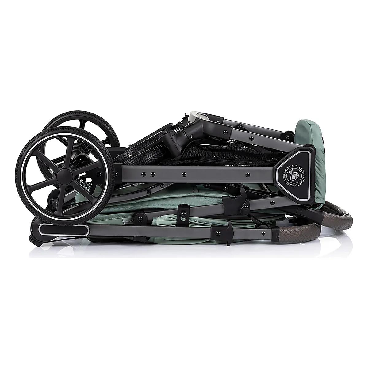 Carucior sport Chipolino Omnia cu maner reversibil si husa picioare, Matcha [7]