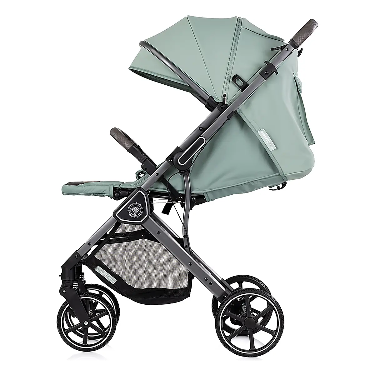 Carucior sport Chipolino Omnia cu maner reversibil si husa picioare, Matcha [5]