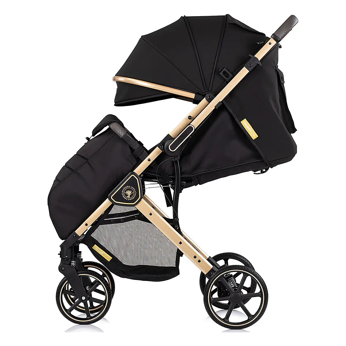 Carucior sport Chipolino Omnia cu maner reversibil si husa picioare, Noir [6]