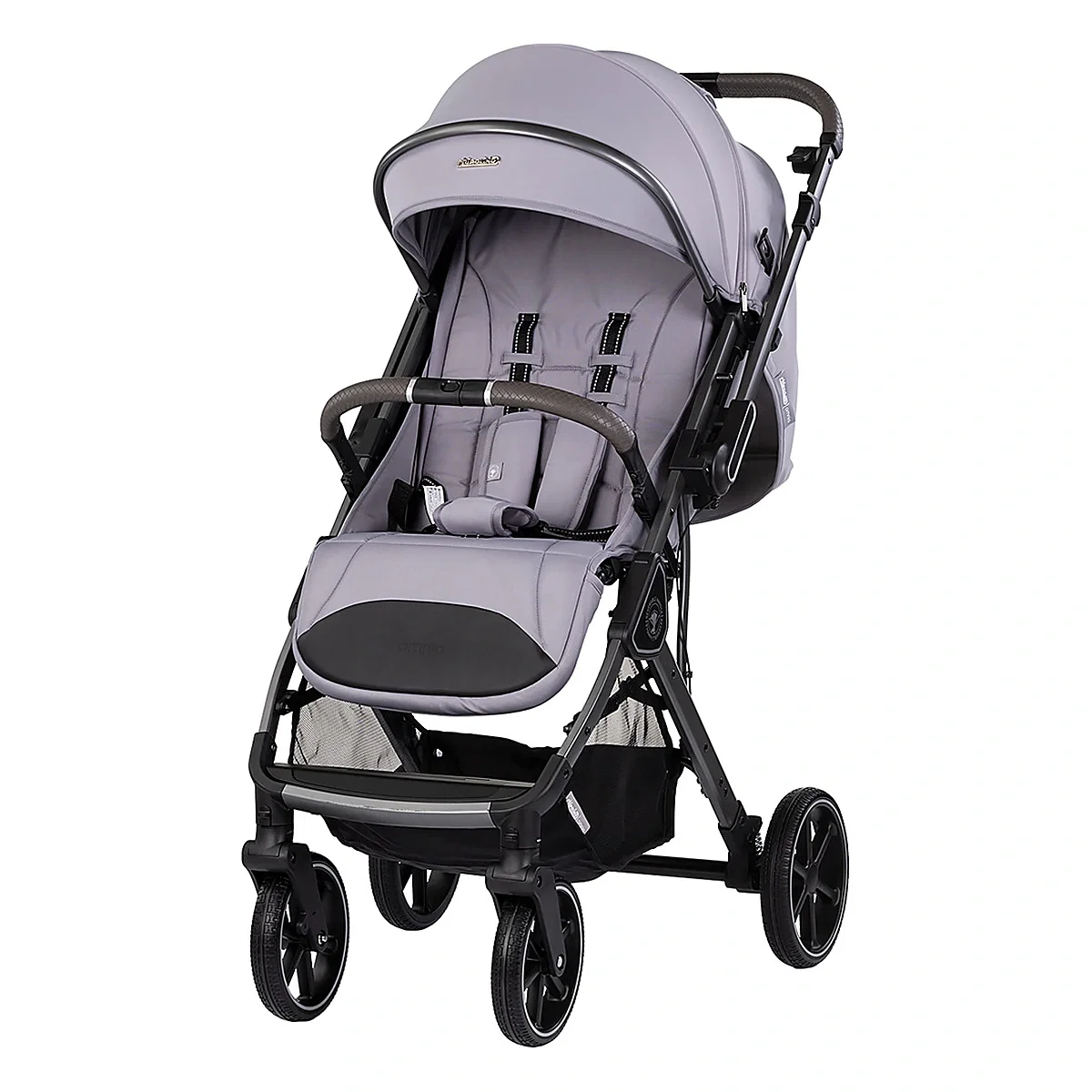 Carucioare sport - Carucior sport Chipolino Omnia cu maner reversibil si husa picioare, Platinum