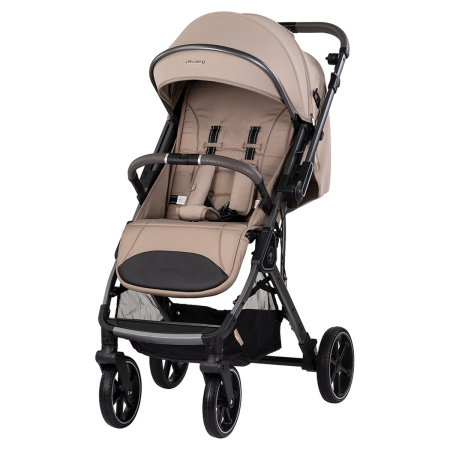 Carucioare sport - Carucior sport Chipolino Omnia cu maner reversibil si husa picioare, Latte