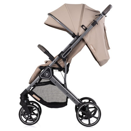 Carucior sport Chipolino Omnia cu maner reversibil si husa picioare, Latte [3]