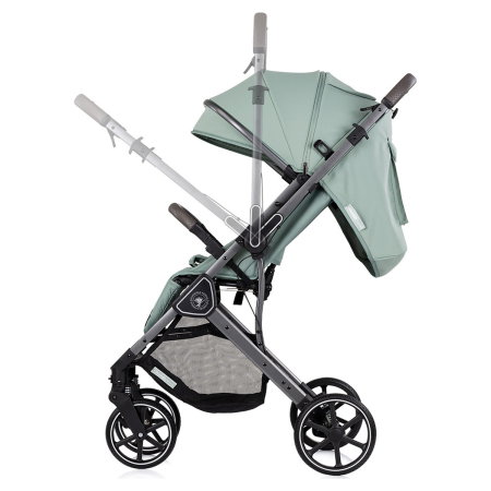 Carucior sport Chipolino Omnia cu maner reversibil si husa picioare, Matcha [4]