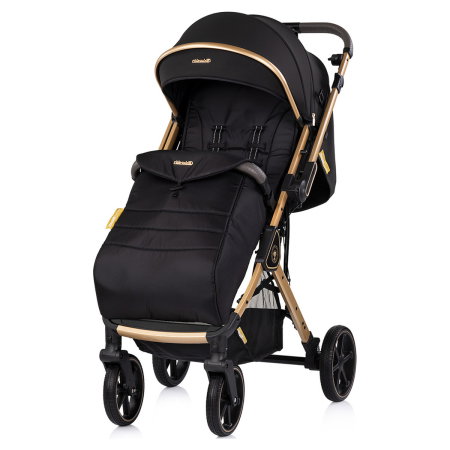 Carucior sport Chipolino Omnia cu maner reversibil si husa picioare, Noir [2]