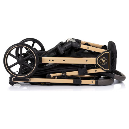 Carucior sport Chipolino Omnia cu maner reversibil si husa picioare, Noir [7]