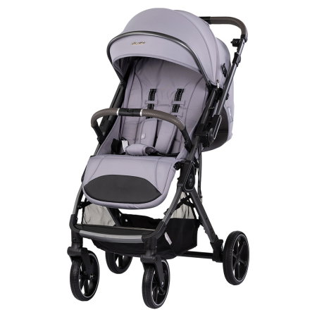 Carucioare sport - Carucior sport Chipolino Omnia cu maner reversibil si husa picioare, Platinum