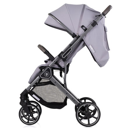 Carucior sport Chipolino Omnia cu maner reversibil si husa picioare, Platinum [3]