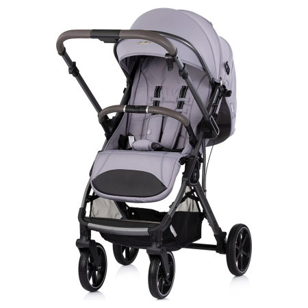 Carucior sport Chipolino Omnia cu maner reversibil si husa picioare, Platinum [1]