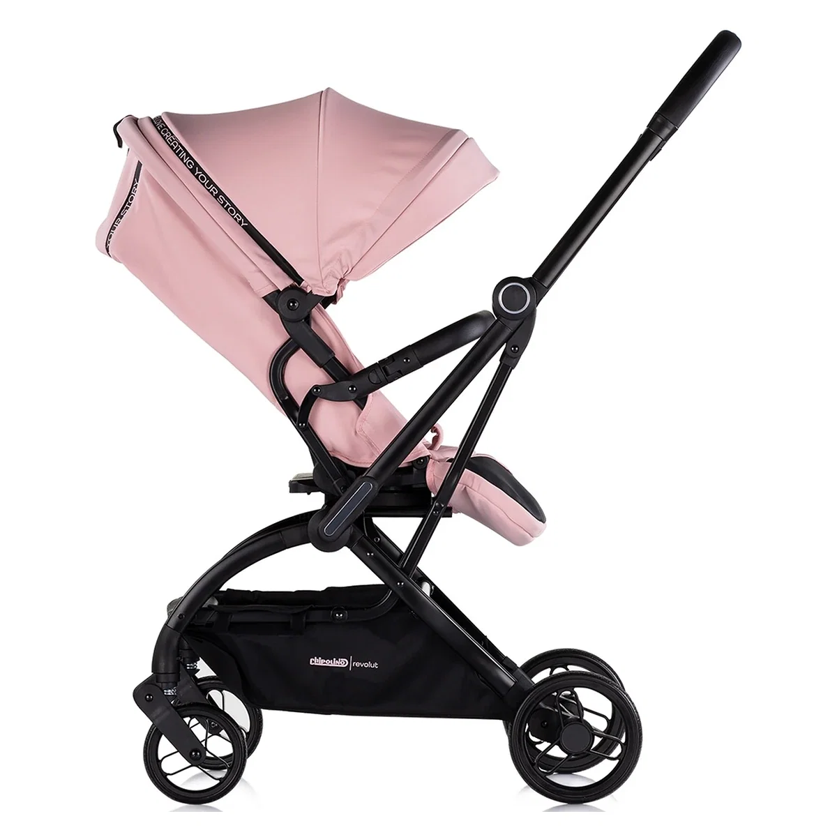 Carucior sport Chipolino Revolut cu sezut rotativ - Roz marshmallow 4 ani [3]