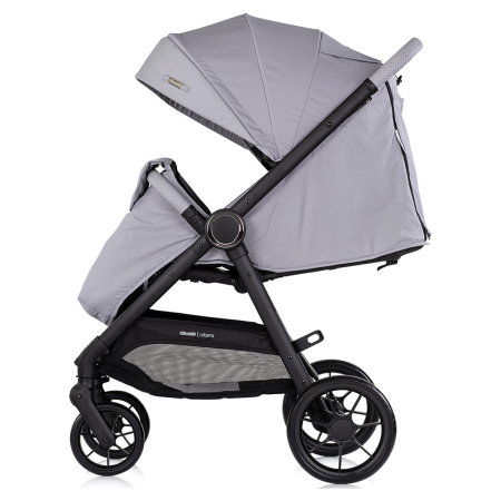 Carucior sport Chipolino Ultera, pana la 22 kg, cu husa picioare, pliere cu o singura mana, Platinum [4]