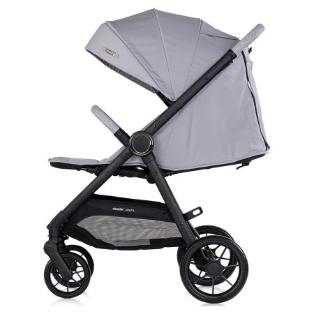 Carucior sport Chipolino Ultera, pana la 22 kg, cu husa picioare, pliere cu o singura mana, Platinum [3]