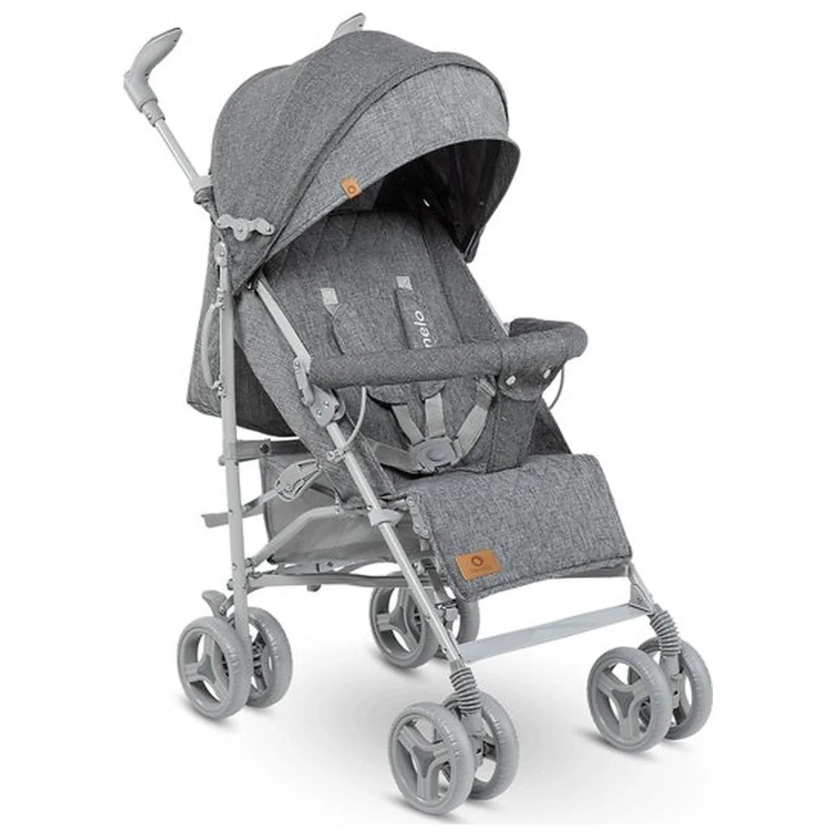 Carucioare sport - Carucior sport compact, Lionelo, Irma, Pliere tip umbrela, 6- 36 luni, Pana la 15 kg, Gri