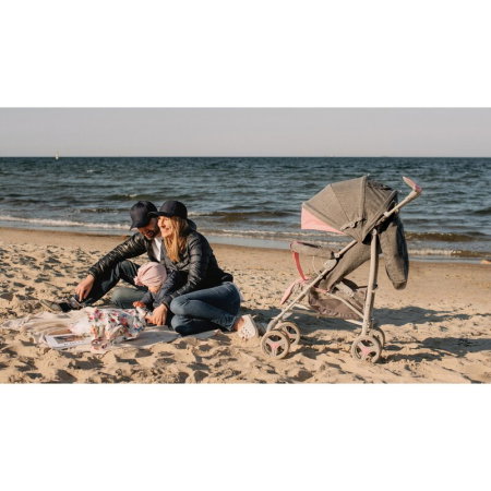 Carucior sport compact, Lionelo, Irma, Pliere tip umbrela, 6- 36 luni, Pana la 15 kg, Negru [31]