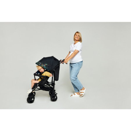 Carucior sport compact, Lionelo, Irma, Pliere tip umbrela, 6- 36 luni, Pana la 15 kg, Negru [23]