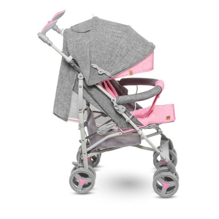 Carucior sport compact, Lionelo, Irma, Spatar ajustabil in 4 pozitii, Suport picioare reglabil, Manere rotative, Pliere [7]