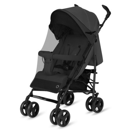 Carucior sport compact, Lionelo, Irma, Spatar ajustabil in 4 pozitii, Suport picioare reglabil, Manere rotative, Pliere tip umbrela, 6- 36 luni, Pana la 15 kg, Gri inchis [4]