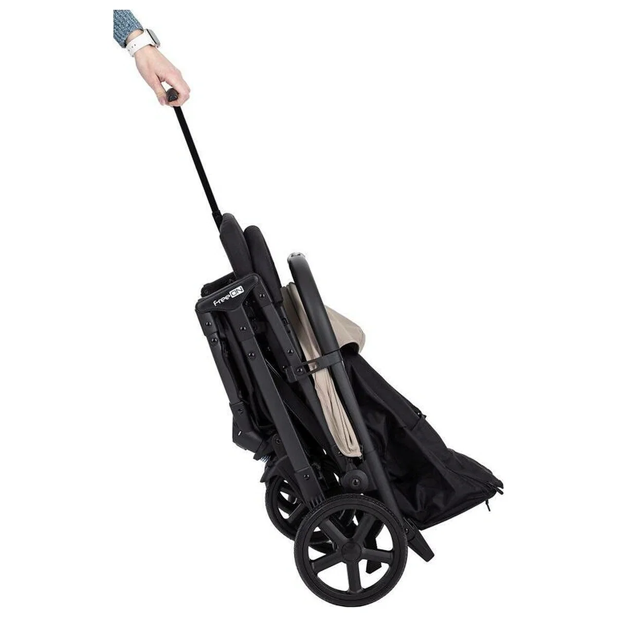 Carucior sport, FreeON, Tao, Pana la 22 Kg, 6.9 Kg, Cu maner pentru transport, Beige [8]