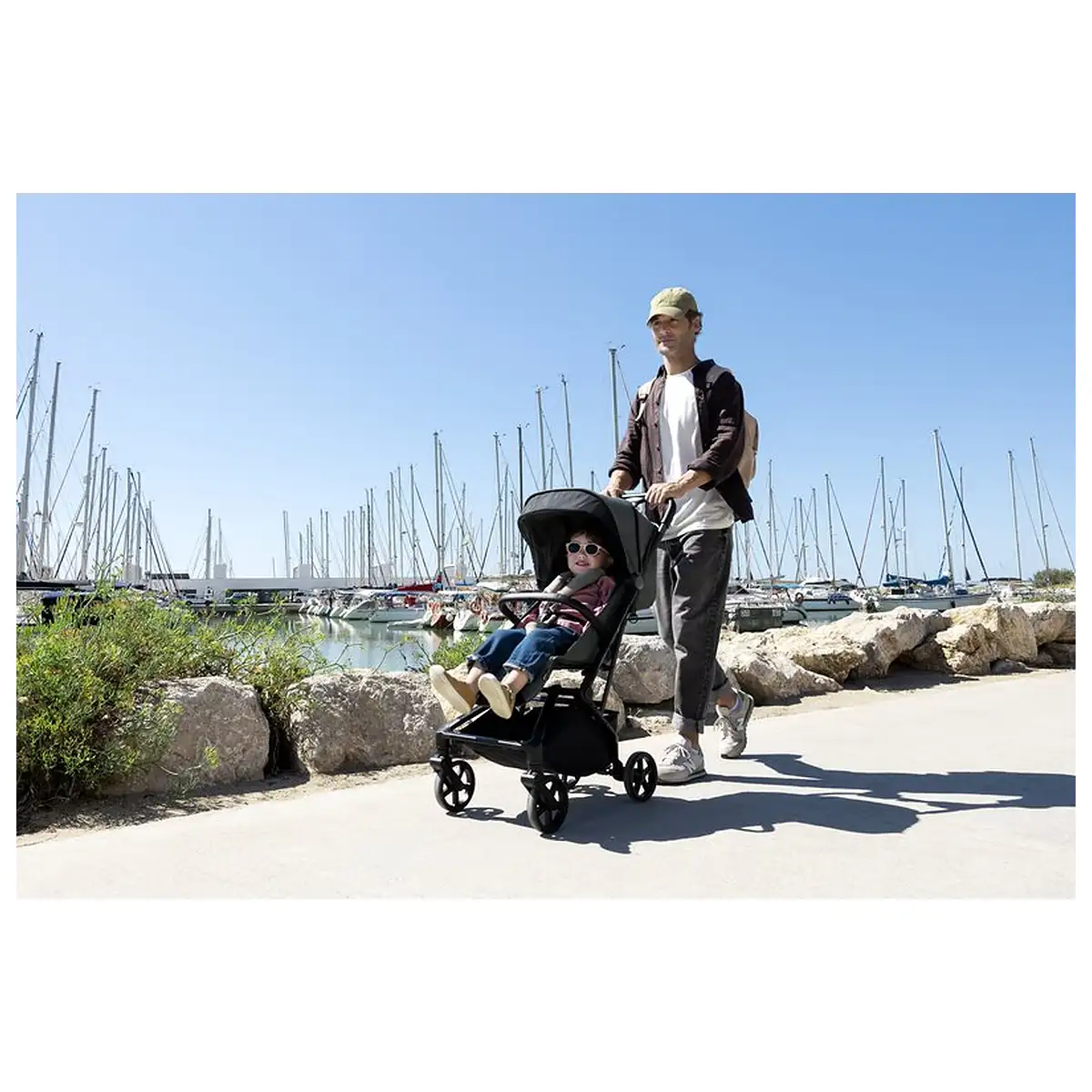 Carucior sport, Jane, Wing, Sistem compact de pliere, Cadru din aluminium, Usor, 6 Kg, De la nastere pana la 22 Kg, Cu [24]