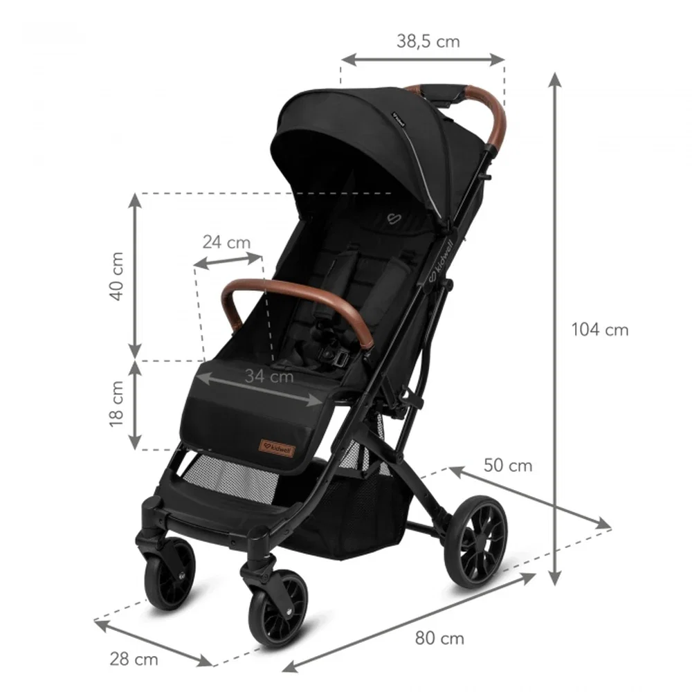 Carucior sport Kidwell COLMER Jet Black 4 ani [4]