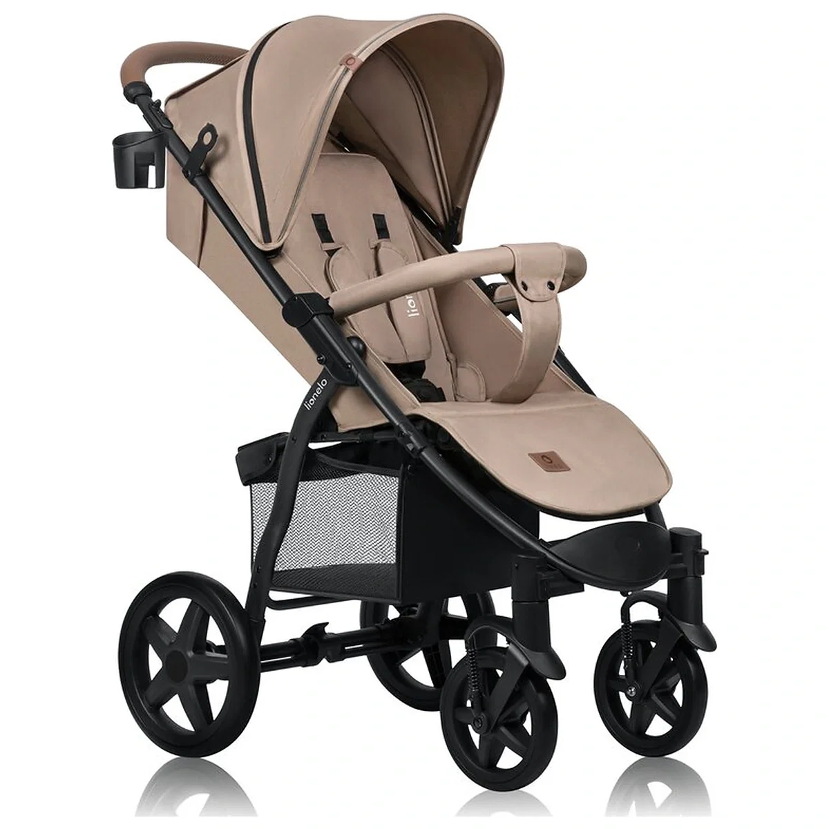 Carucioare sport - Carucior sport, Lionelo, Annet Plus, De la nastere, Cu accesorii si capotina XXL reglabila, 0 - 22 Kg, Conform cu