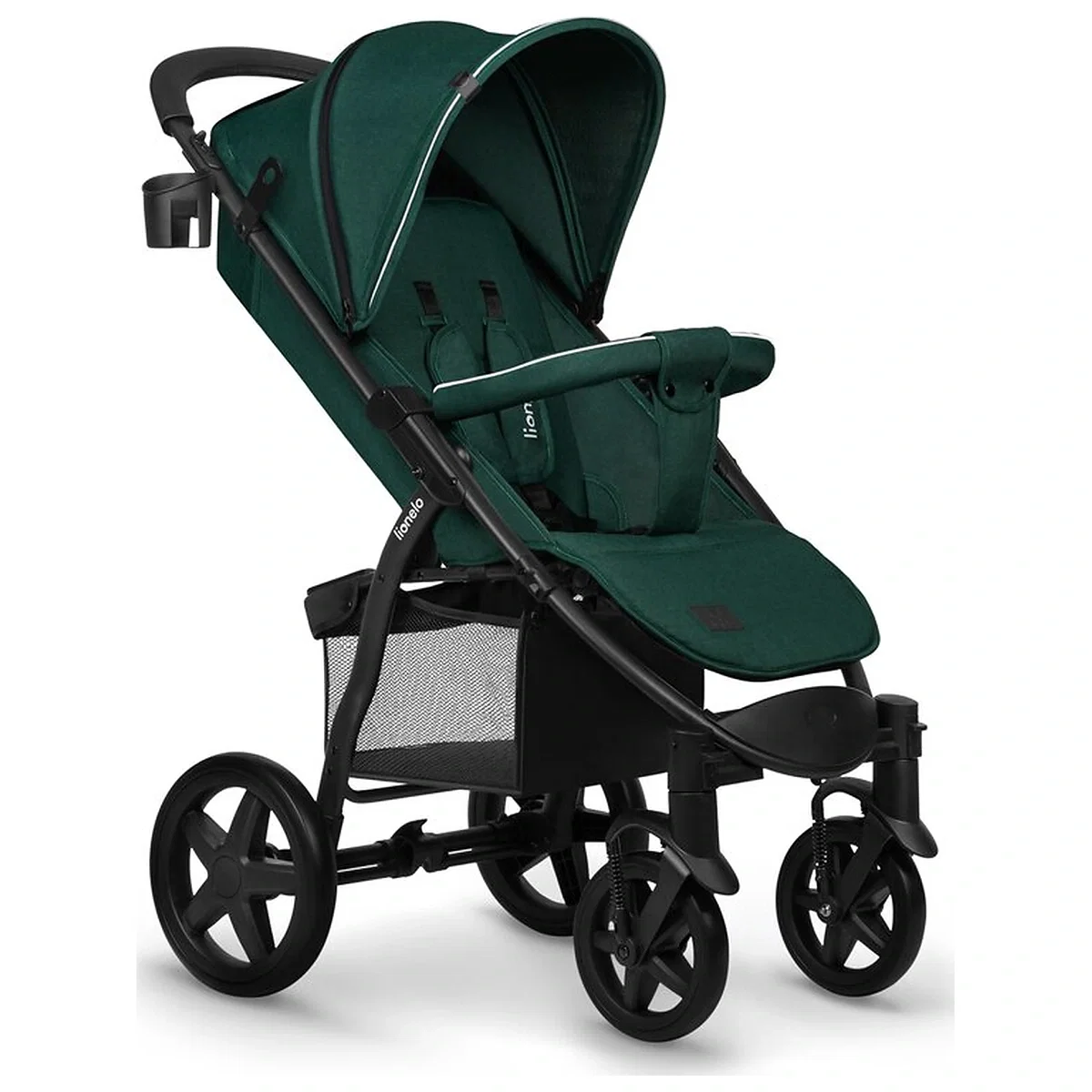 Carucioare sport - Carucior sport, Lionelo, Annet Plus, De la nastere, Cu accesorii si capotina XXL reglabila, 0 - 22 Kg, Conform cu
