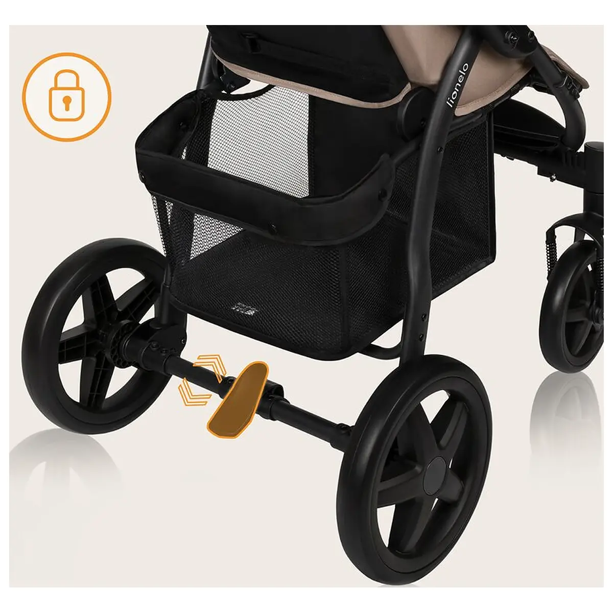 Carucior sport, Lionelo, Annet Plus, De la nastere, Cu accesorii si capotina XXL reglabila, 0 - 22 Kg, Conform cu [25]