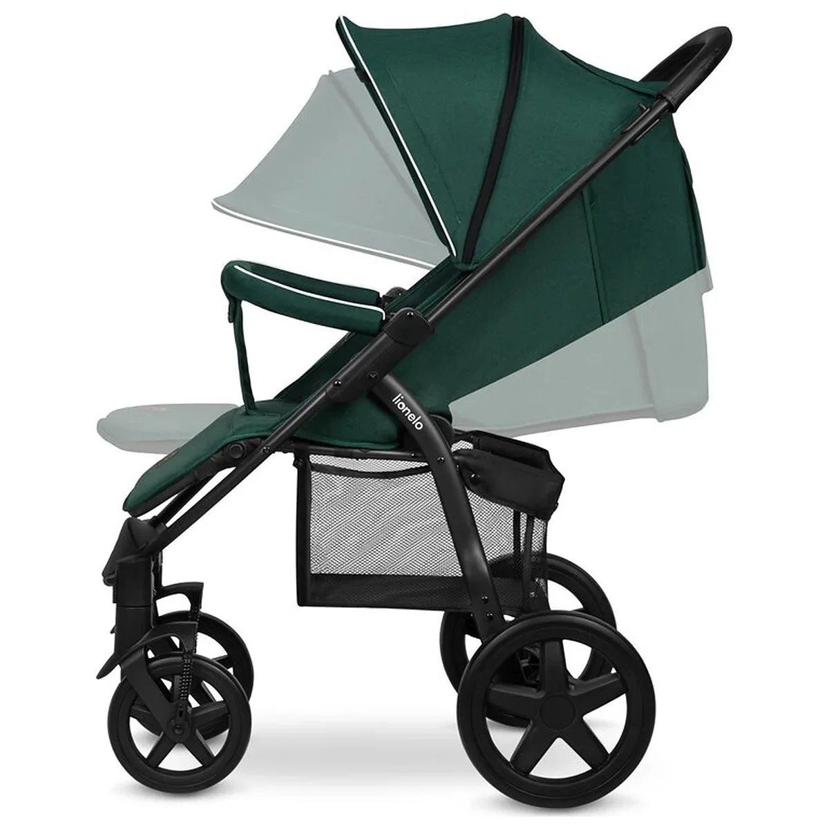 Carucior sport, Lionelo, Annet Plus, De la nastere, Cu accesorii si capotina XXL reglabila, 0 - 22 Kg, Conform cu [8]