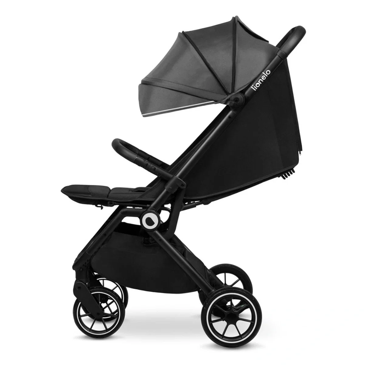 Carucior sport, Lionelo, Cloe, Cu accesorii, Pliere compacta pentru avion, cu o singura mana, 6 luni+, Gri [7]