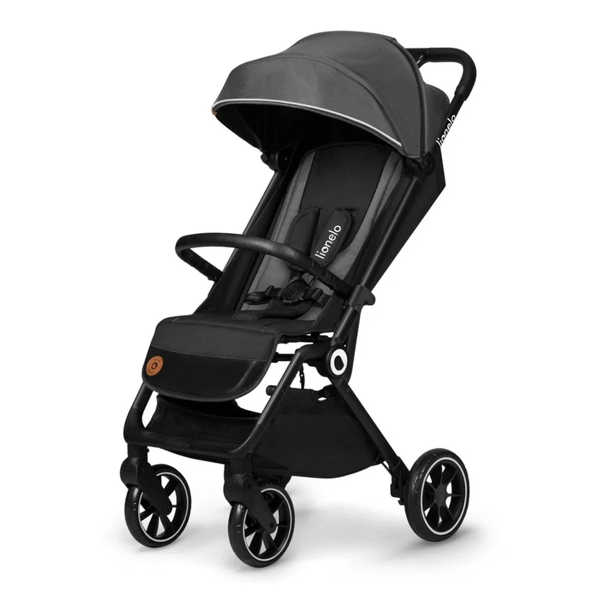 Carucior sport, Lionelo, Cloe, Cu accesorii, Pliere compacta pentru avion, cu o singura mana, 6 luni+, Gri [12]