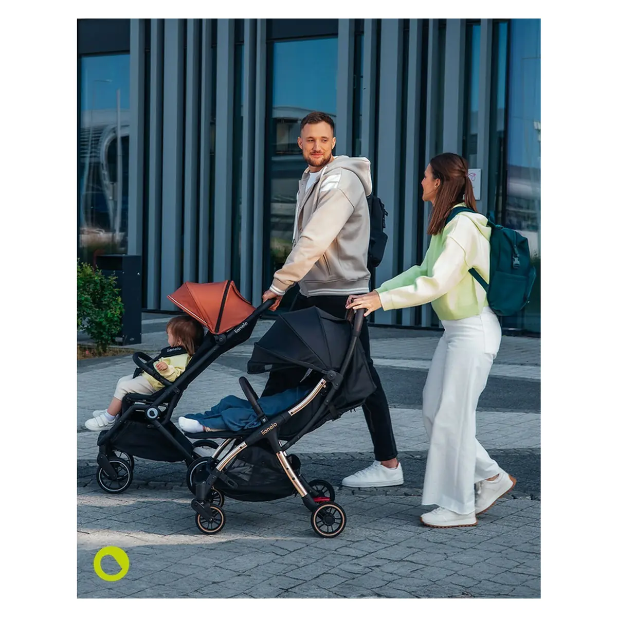 Carucior sport, Lionelo, Cloe, Cu accesorii, Pliere compacta pentru avion, cu o singura mana, 6 luni+, Gri [27]