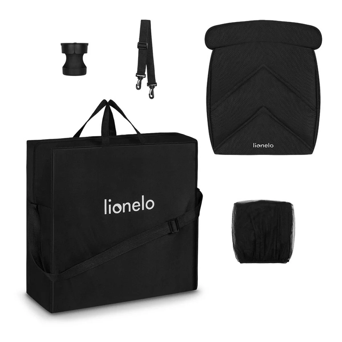 Carucior sport, Lionelo, Cloe, Cu accesorii, Pliere compacta pentru avion, cu o singura mana, 6 luni+, Gri [26]