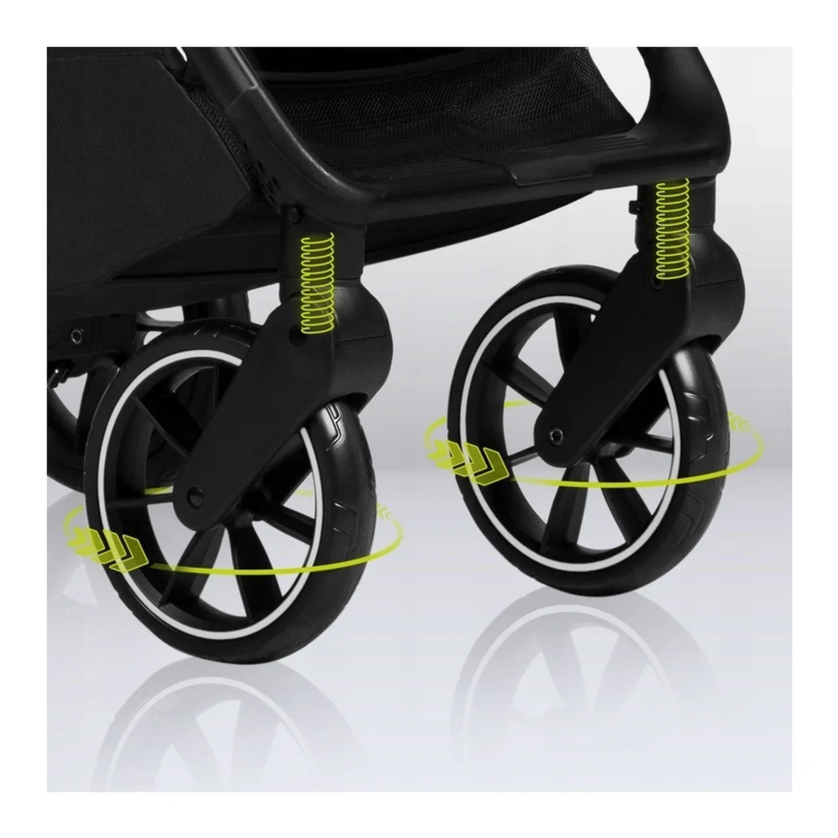Carucior sport, Lionelo, Cloe, Cu accesorii, Pliere compacta pentru avion, cu o singura mana, 6 luni+, Gri [14]