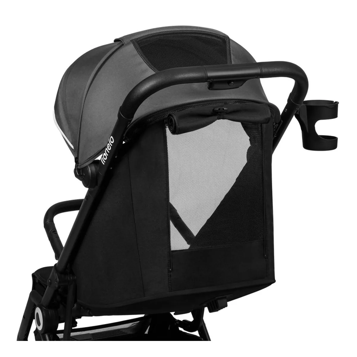Carucior sport, Lionelo, Cloe, Cu accesorii, Pliere compacta pentru avion, cu o singura mana, 6 luni+, Gri [21]