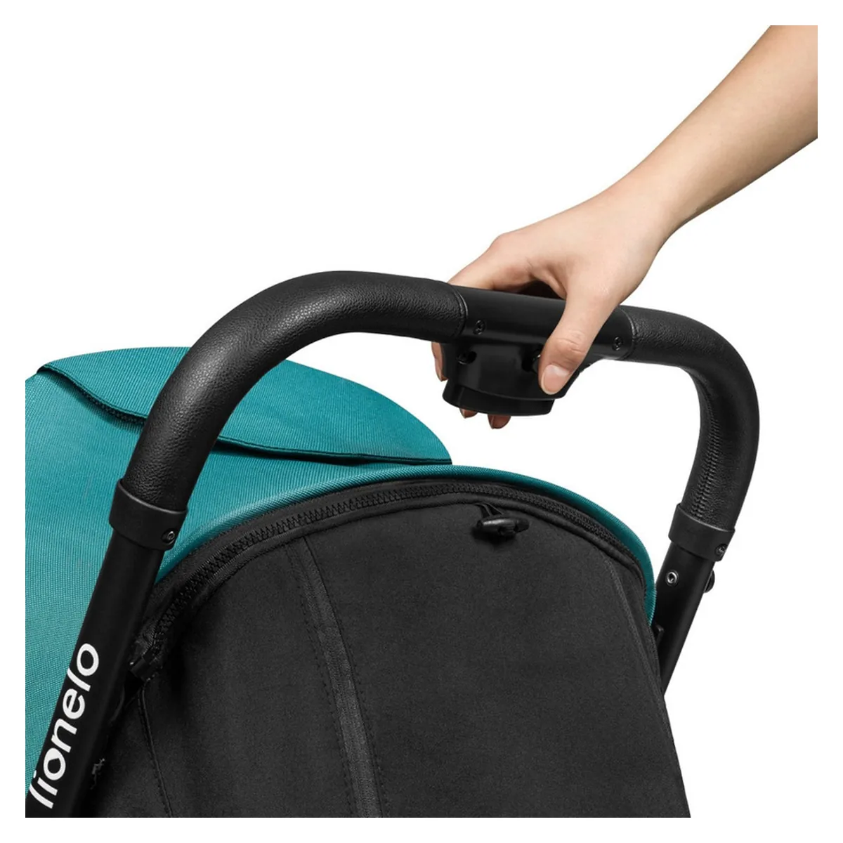 Carucior sport, Lionelo, Cloe, Cu accesorii, Pliere compacta pentru avion, cu o singura mana, 6 luni+, Verde Smarald [20]