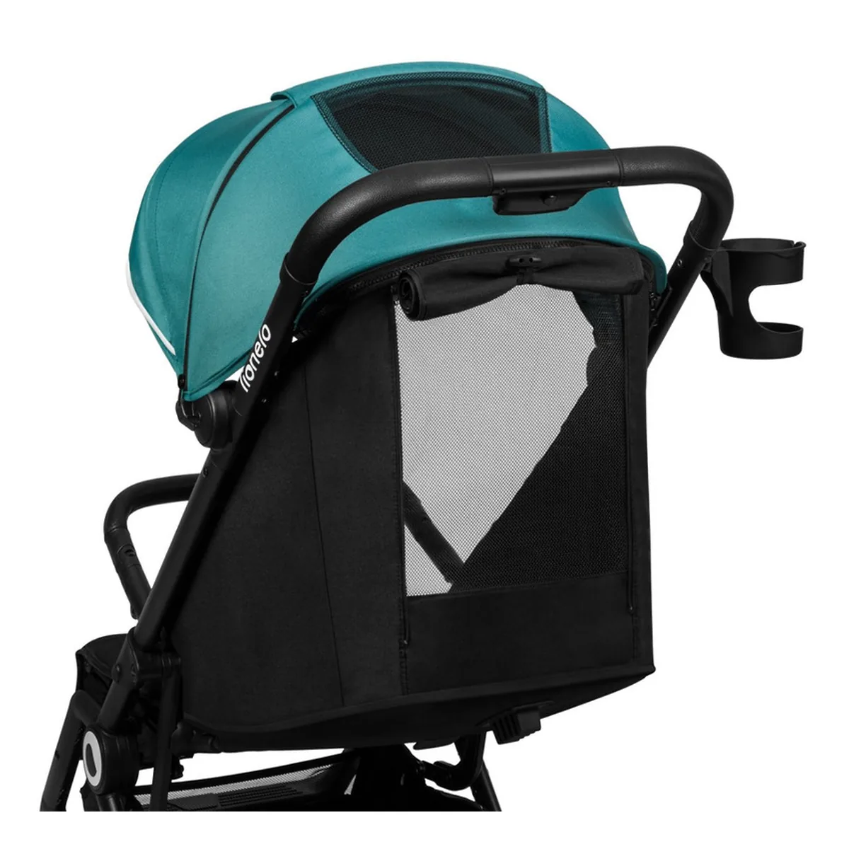 Carucior sport, Lionelo, Cloe, Cu accesorii, Pliere compacta pentru avion, cu o singura mana, 6 luni+, Verde Smarald [19]