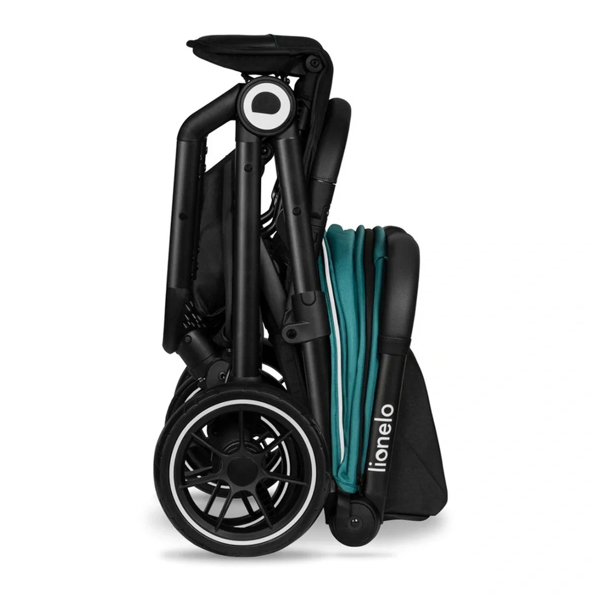 Carucior sport, Lionelo, Cloe, Cu accesorii, Pliere compacta pentru avion, cu o singura mana, 6 luni+, Verde Smarald [22]