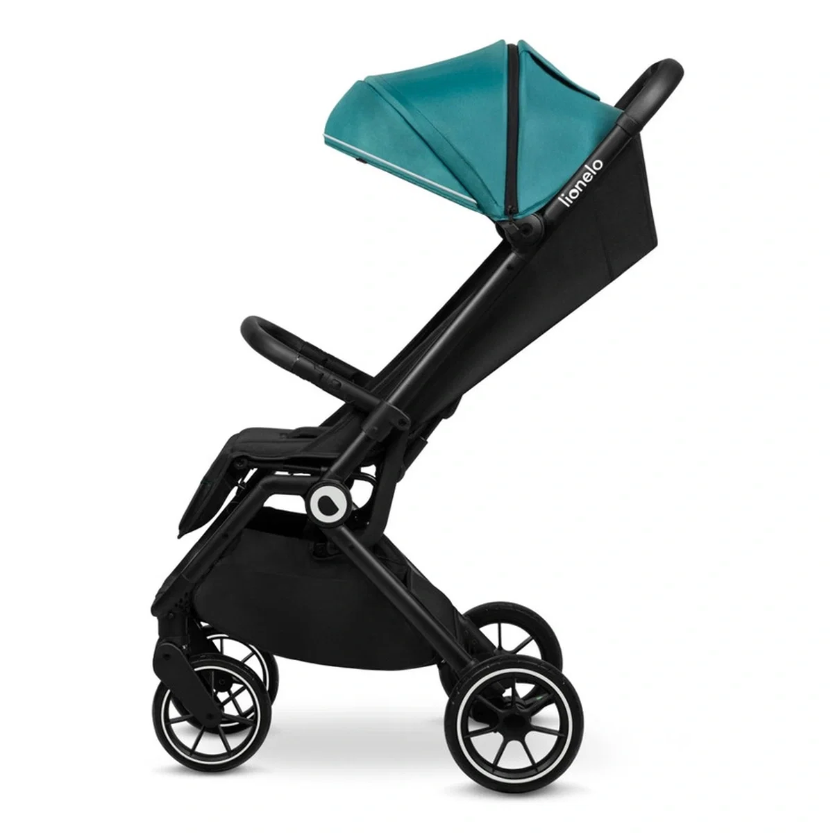 Carucior sport, Lionelo, Cloe, Cu accesorii, Pliere compacta pentru avion, cu o singura mana, 6 luni+, Verde Smarald [12]