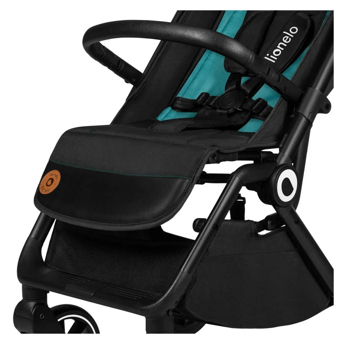 Carucior sport, Lionelo, Cloe, Cu accesorii, Pliere compacta pentru avion, cu o singura mana, 6 luni+, Verde Smarald [16]
