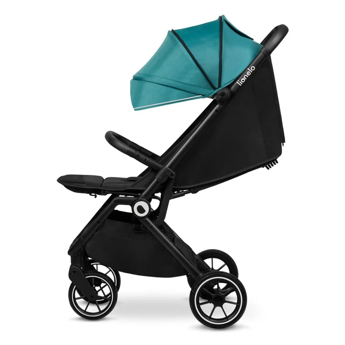 Carucior sport, Lionelo, Cloe, Cu accesorii, Pliere compacta pentru avion, cu o singura mana, 6 luni+, Verde Smarald [11]